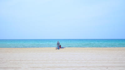 Einsamer Strand auf Gozo